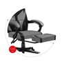 Huzaro Combat 5.0 Chaise de jeu Noir Gris