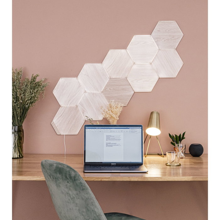 Nanoleaf Elements Hexagons Expansion Pack 3PK, Bois Nanoleaf Elements Hexagons Expansion Pack 3PK, Bois