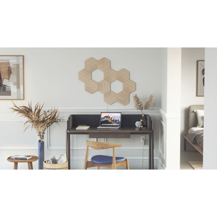 Nanoleaf Elements Hexagons Expansion Pack 3PK, Bois Nanoleaf Elements Hexagons Expansion Pack 3PK, Bois