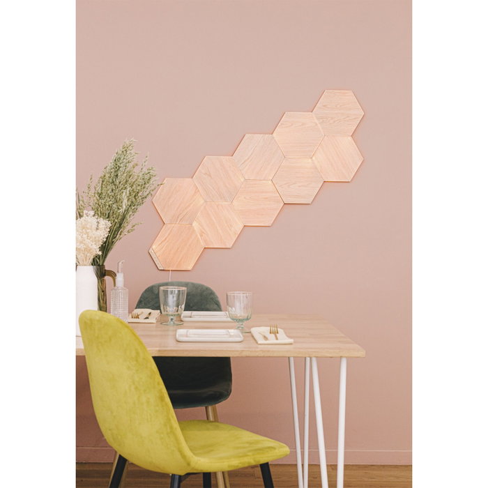 Nanoleaf Elements Hexagons Expansion Pack 3PK, Bois Nanoleaf Elements Hexagons Expansion Pack 3PK, Bois