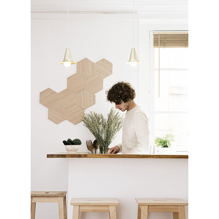 Nanoleaf Elements Hexagons Expansion Pack 3PK, Bois Nanoleaf Elements Hexagons Expansion Pack 3PK, Bois