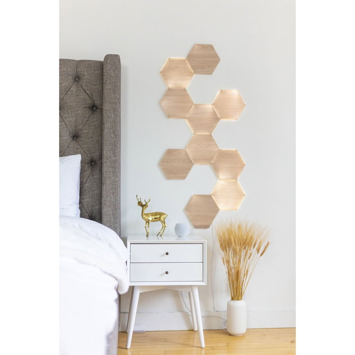 Nanoleaf Elements Hexagons Expansion Pack 3PK, Bois Nanoleaf Elements Hexagons Expansion Pack 3PK, Bois