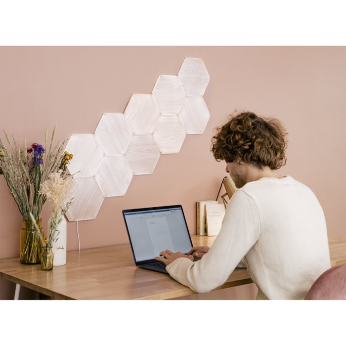 Nanoleaf Elements Hexagons Expansion Pack 3PK, Bois Nanoleaf Elements Hexagons Expansion Pack 3PK, Bois