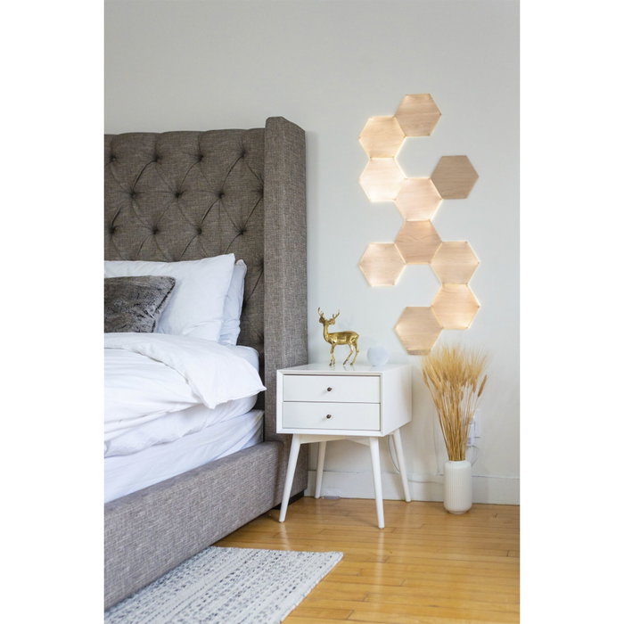 Nanoleaf Elements Hexagons Expansion Pack 3PK, Bois Nanoleaf Elements Hexagons Expansion Pack 3PK, Bois