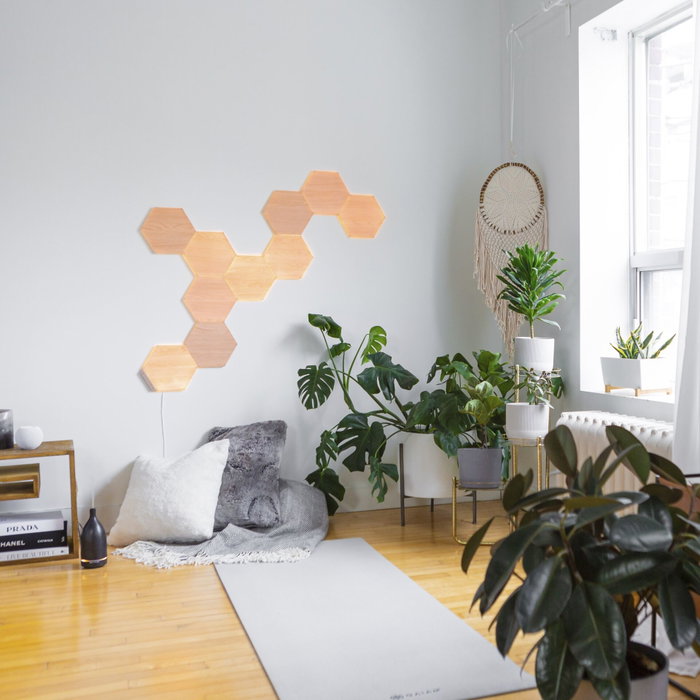 Nanoleaf Elements Hexagons Expansion Pack 3PK, Bois Nanoleaf Elements Hexagons Expansion Pack 3PK, Bois