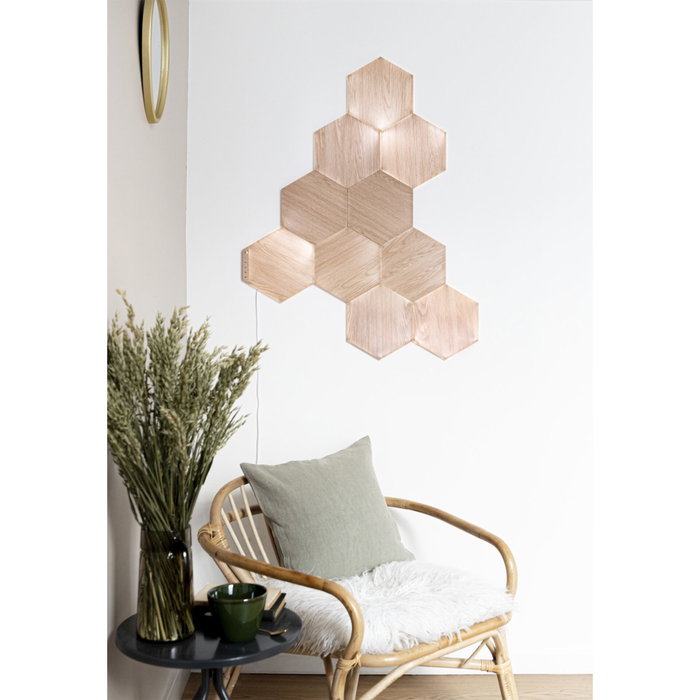 Nanoleaf Elements Hexagons Expansion Pack 3PK, Bois Nanoleaf Elements Hexagons Expansion Pack 3PK, Bois