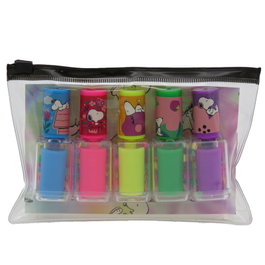CYP BRANDS Set de 5 marqueurs Snoopy avec confettis