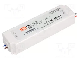 MEAN WELL LPV-100-12 Alimentation LED 102W 12VDC 8,5A IP67