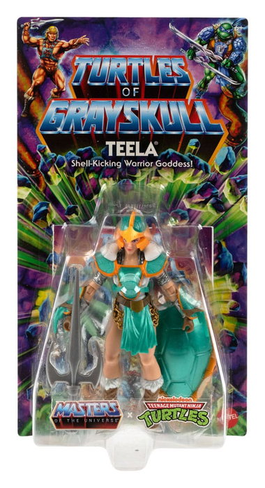 MOTU x TMNT: Turtles of Grayskull figurine Teela 14 cm MOTU x TMNT: Turtles of Grayskull figurine Teela 14 cm