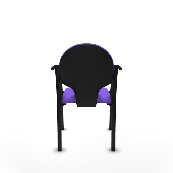 Piqueras Y Crespo Chaise Hellín Lila avec Accoudoirs Fixes Piqueras Y Crespo Chaise Hellín Lila avec Accoudoirs Fixes