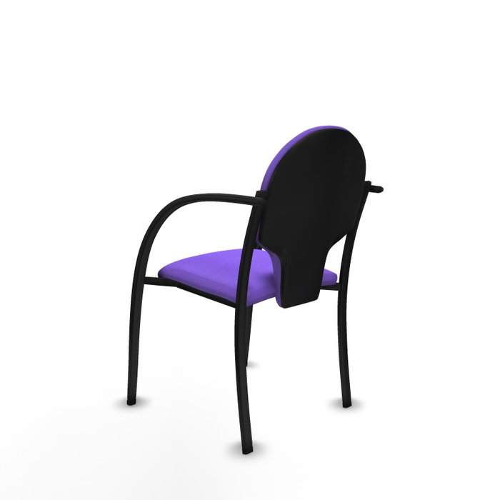 Piqueras Y Crespo Chaise Hellín Lila avec Accoudoirs Fixes Piqueras Y Crespo Chaise Hellín Lila avec Accoudoirs Fixes