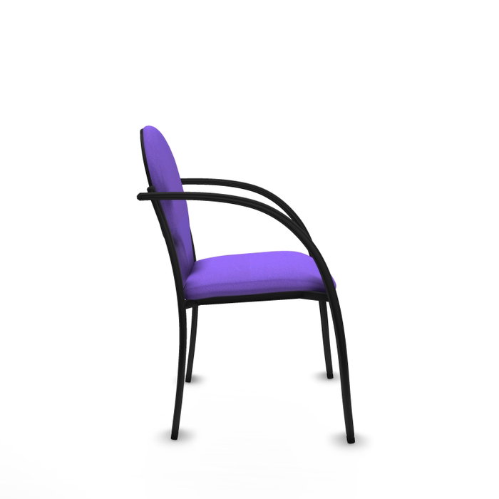Piqueras Y Crespo Chaise Hellín Lila avec Accoudoirs Fixes Piqueras Y Crespo Chaise Hellín Lila avec Accoudoirs Fixes