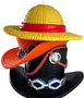 PLASTOY Tirelire One Piece Pile de chapeaux Luffy Ace Sabo