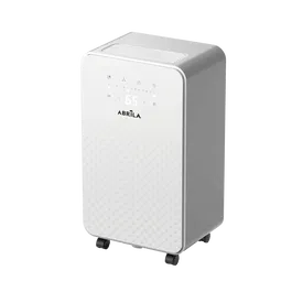 Doris Déshumidificateur 10L/jour, Réservoir 2L, 3 Modes (Normal, Séchage, Veille), Minuteur 24h, Mémoire, Auto-arrêt, 49x28x20cm, 270W