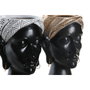 DKD Home Decor Figurine Décorative Colonial Africaine (Lot de 2)