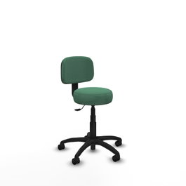 PIQUERAS Y CRESPO Chaise de bureau Llanos vert émeraude sans accoudoirs