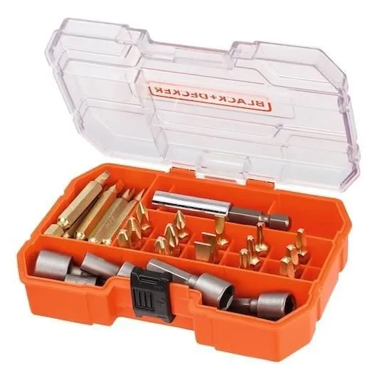 Black + Decker Coffret perçage/vissage A7229-XJ 32 pièces Black + Decker Coffret perçage/vissage A7229-XJ 32 pièces