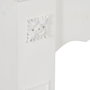 BigBuy Home Façade de cheminée Blanc Bois d'épicéa et MDF 105 x 17 x 103 cm