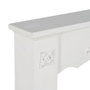 BigBuy Home Façade de cheminée Blanc Bois d'épicéa et MDF 105 x 17 x 103 cm