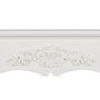 BigBuy Home Façade de cheminée Blanc Bois d'épicéa et MDF 105 x 17 x 103 cm