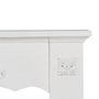 BigBuy Home Façade de cheminée Blanc Bois d'épicéa et MDF 105 x 17 x 103 cm