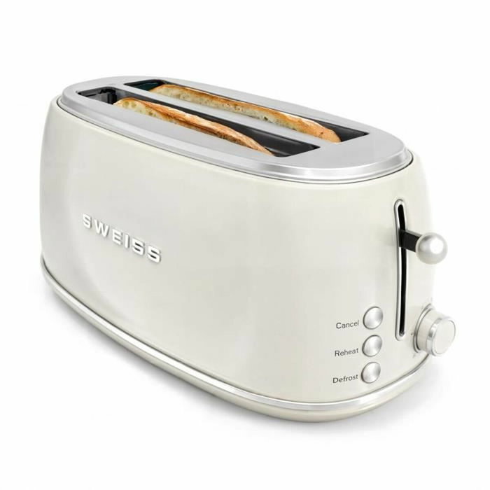 Sweiss GRV8 Grille-pain vintage Beige 1500 W