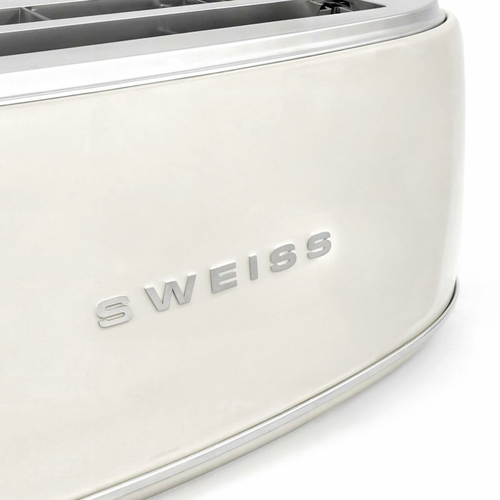 Sweiss GRV8 Grille-pain vintage Beige 1500 W