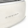 Sweiss GRV8 Grille-pain vintage Beige 1500 W