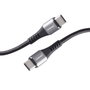 Intenso 7901000 Câble USB-C vers USB-C 1.5 m Nylon Aluminium Charge rapide 60W Power Delivery 3.0 Noir