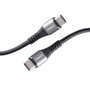 Intenso 7901000 Câble USB-C vers USB-C 1.5 m Nylon Aluminium Charge rapide 60W Power Delivery 3.0 Noir