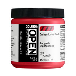 Golden OPEN Rojo Quinacridona 237 ml