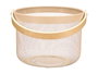 Kinvara Corbeille Ronde Anse Bambou Beige 28 x 20 x 27 cm (Set de 12)