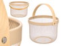 Kinvara Corbeille Ronde Anse Bambou Beige 28 x 20 x 27 cm (Set de 12)