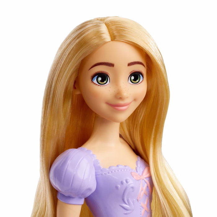 Mattel - Princesse Rapunzel Disney Princess - Poupée 30 cm avec robe - Multilingue (Anglais, Français, Allemand, Italien, Portugais, Espagnol) - Jouet à partir de 3 ans