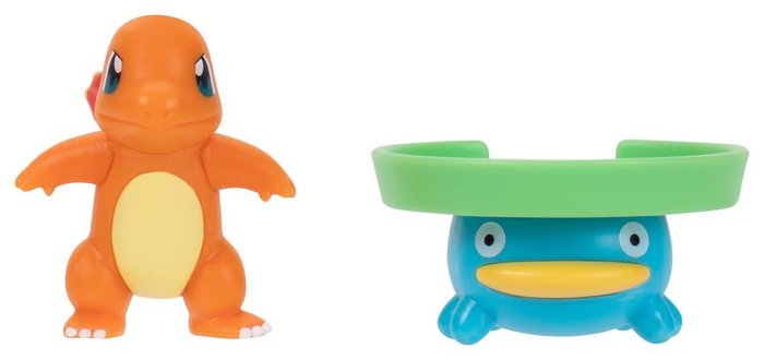Jazwares Pokémon Battle Figure Pack de 2 figurines Nénupiot & Salamèche Jazwares Pokémon Battle Figure Pack de 2 figurines Nénupiot & Salamèche