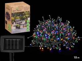 IBERGARDEN Guirlande Solaire 15m 240 LED Multicolore