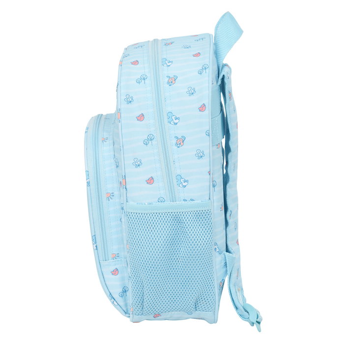 Sac à dos enfant Mickey Mouse Clubhouse Baby Bleu clair 28 x 34 x 10 cm