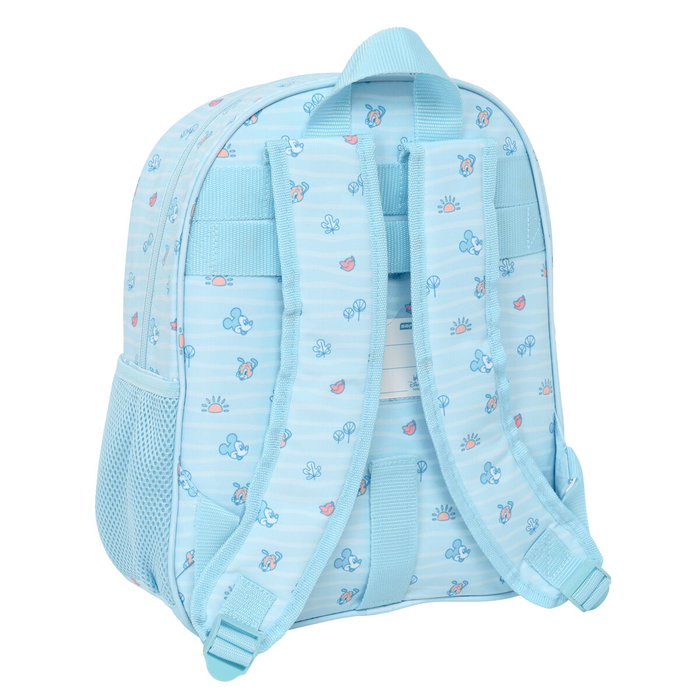 Sac à dos enfant Mickey Mouse Clubhouse Baby Bleu clair 28 x 34 x 10 cm