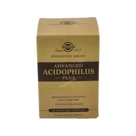 Solgar Acidophilus Plus Avanzado, 60 capsules, probiotiques pour le système digestif