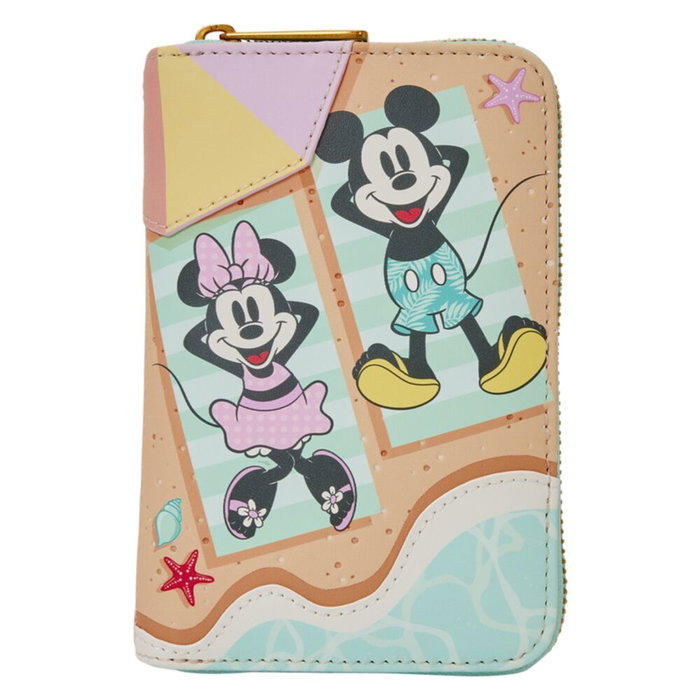 LOUNGEFLY Cartera Mickey & Minnie Beach Fun Disney Loungefly