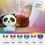 GSC Evolution Veilleuse enfant Panda LED RGB et lumière du jour, Blanc
