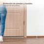 Hantums Butoir de porte cylindrique Ø36x35mm nickel mat