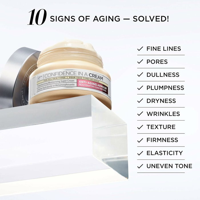 Confidence Crème Anti-rides et Anti-âge 60 ml - IT COSMETICS Confidence Crème Anti-rides et Anti-âge 60 ml - IT COSMETICS