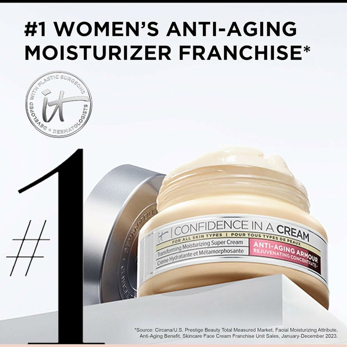 Confidence Crème Anti-rides et Anti-âge 60 ml - IT COSMETICS Confidence Crème Anti-rides et Anti-âge 60 ml - IT COSMETICS