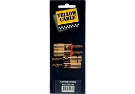 YELLOWCAB 2 connecteurs de type banane