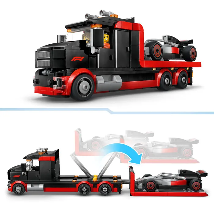 LEGO City Camion de F1 avec Voiture de Course Audi F1