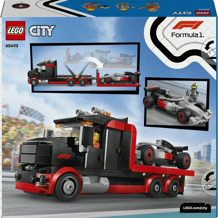 LEGO City Camion de F1 avec Voiture de Course Audi F1