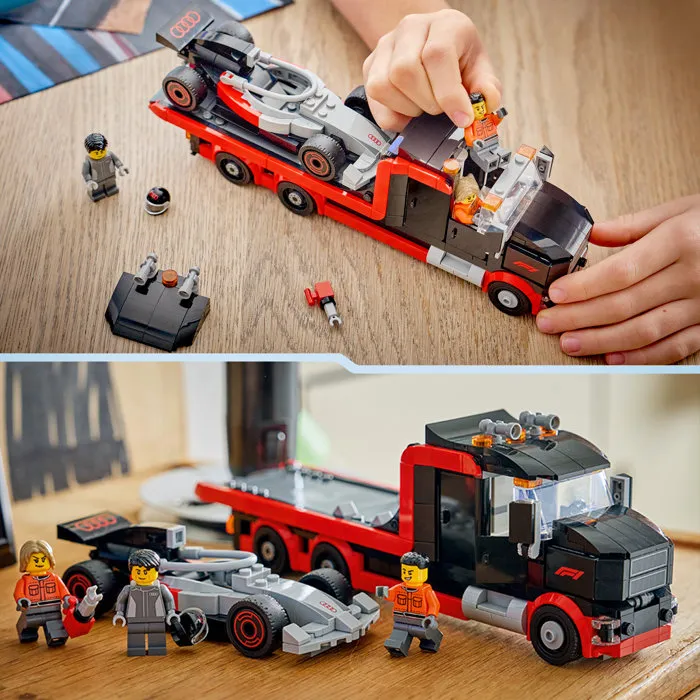 LEGO City Camion de F1 avec Voiture de Course Audi F1