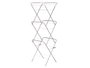 Kipit Tendedero Métallique 3 Hauteurs Argent 69.5 x 50 x 136 cm (Set de 5)