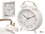 GIFTDECOR Reloj Clasico Blanco 24cm